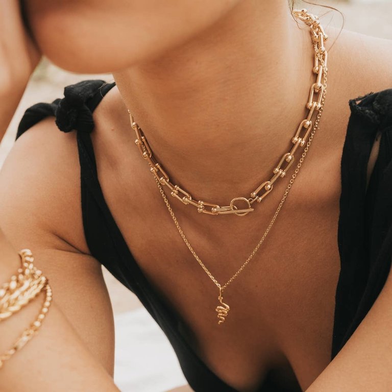 Mod + Jo Madison Chain Necklace Gold