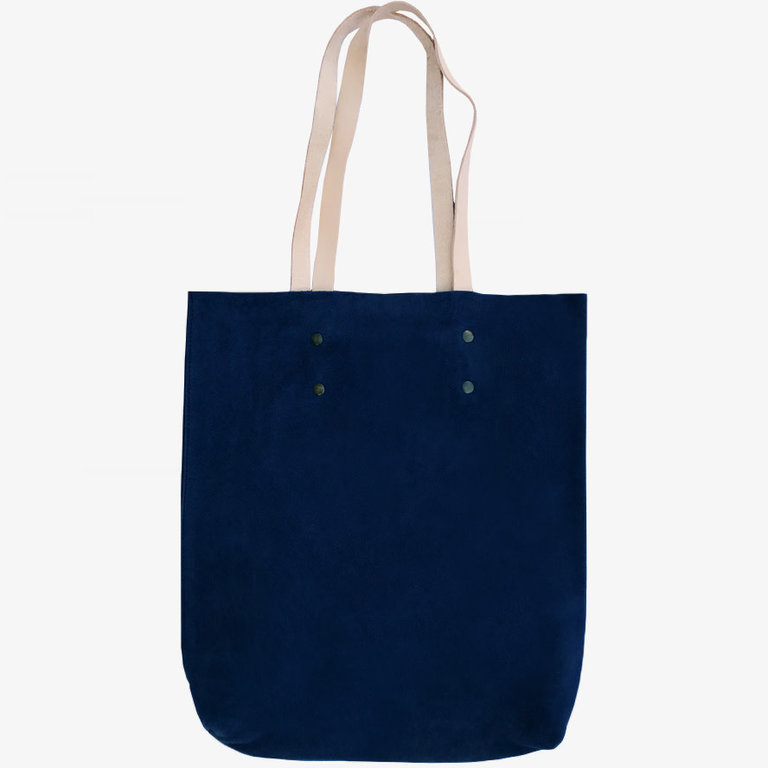 Branco Suede Tote Navy