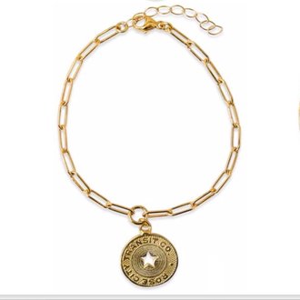 Electric Picks Cameo Cut-Out Star Bracelet