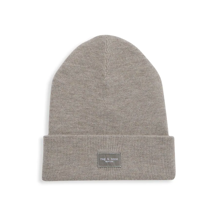Rag Bone Addison Beanie Grey Melange Society Telluride