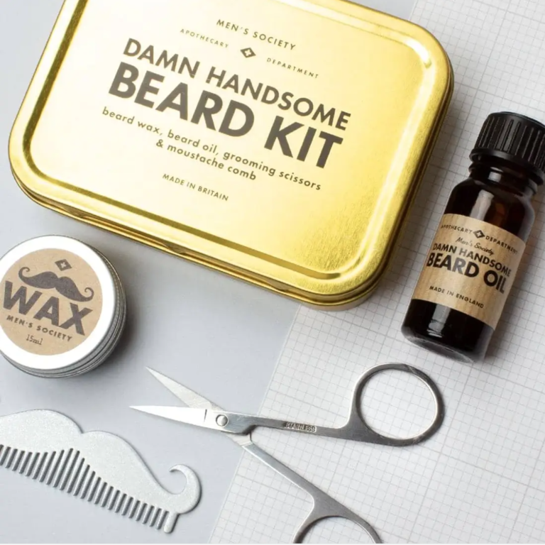 Men's Society Damn Handsome Beard Grooming Kit