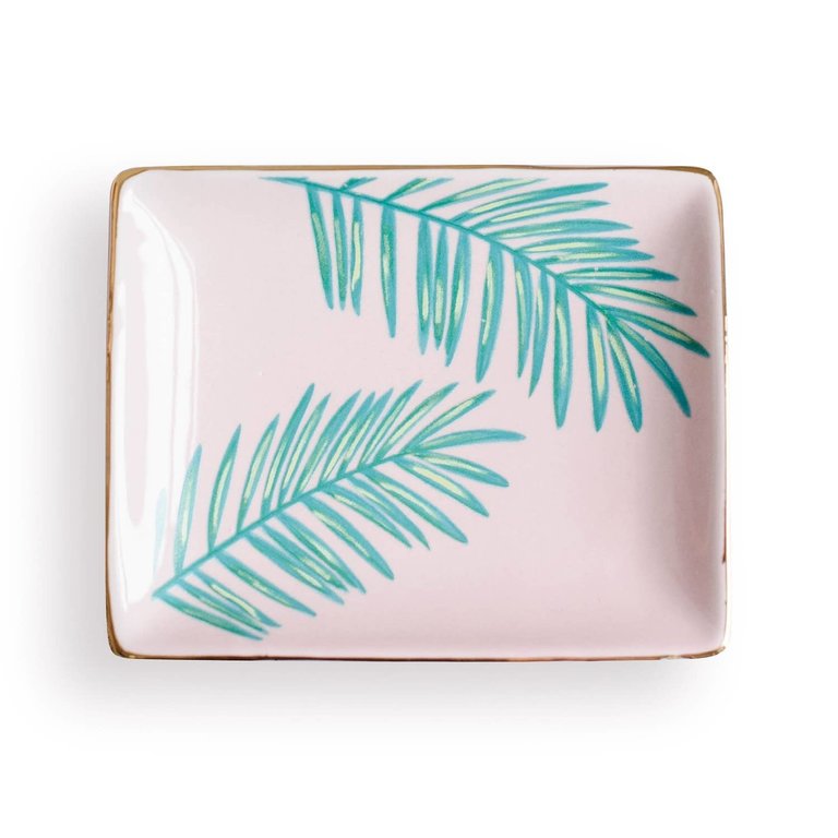 Sweet Water Decor Palm Tree Jewelry Dish