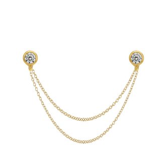 Mod + Jo Chain Stud Earring (Single)