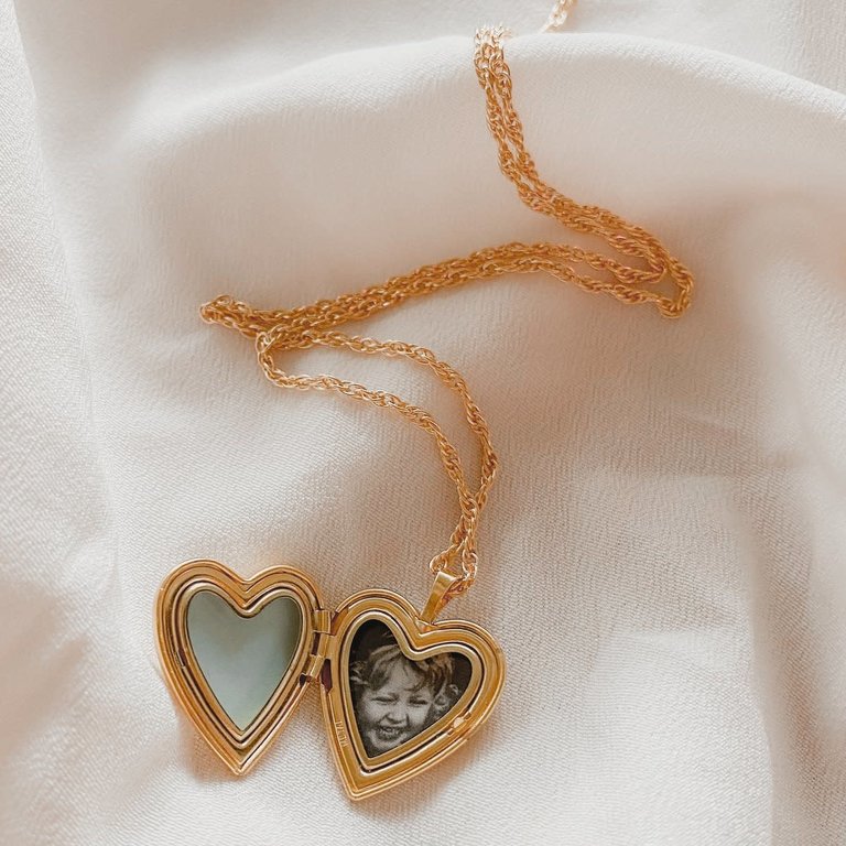 Mod + Jo Heart Locket Pendant Necklace