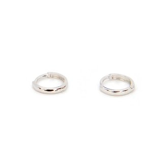 Mini Huggie Hoop Earring Silver