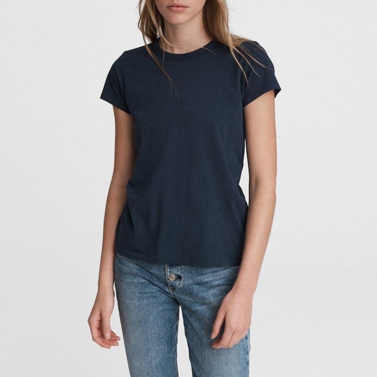 Rag & Bone The Slub (U-Neck) Tee Street Blues