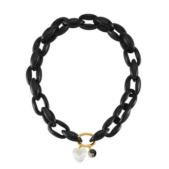 Maison Irem Black Balance Necklace