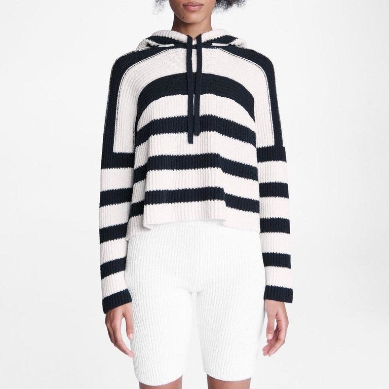 Rag & Bone Sunny Hoodie Navy Stripe