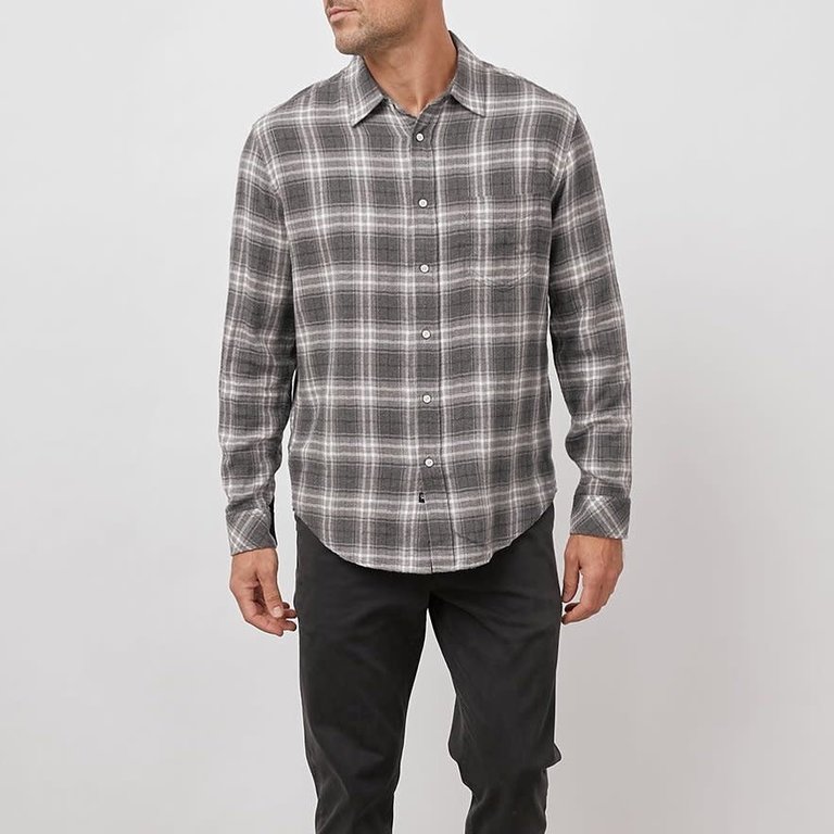 Rails Men Brushed Lennox Charcoal/Heather Grey/Cream