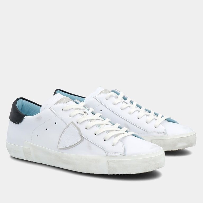 Philippe Model Veau Blue and White Sneaker Mens