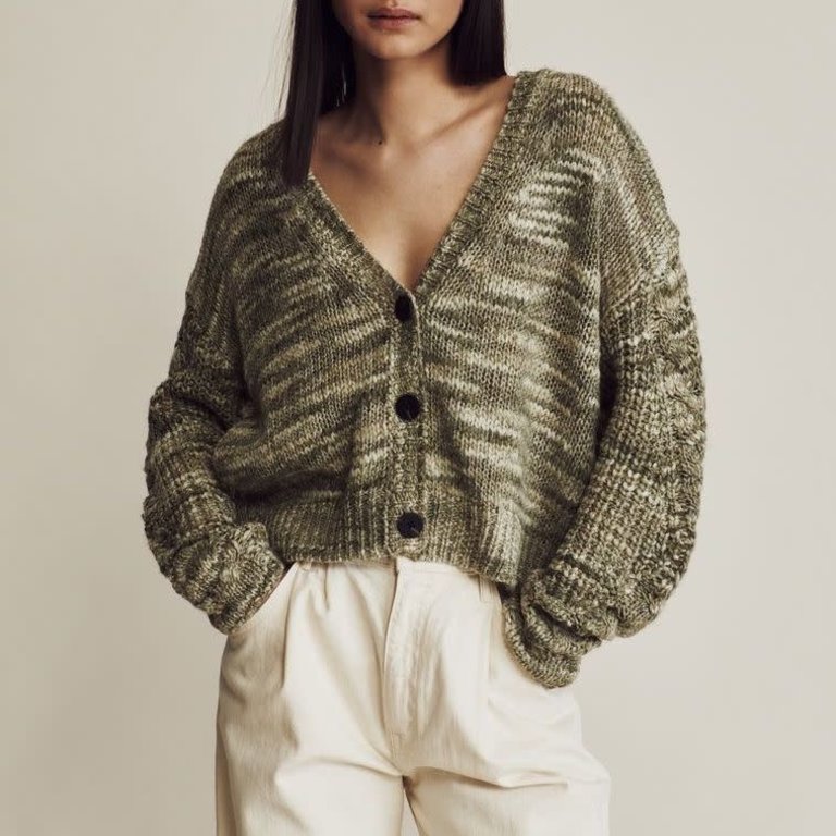 LINE The Label Evelyn Sweater Green Lily