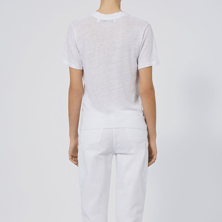 Iro Jeyla White V-Neck Tee