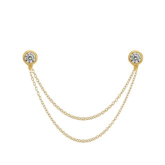 Mod + Jo Naomi Duo Chain Stud Single