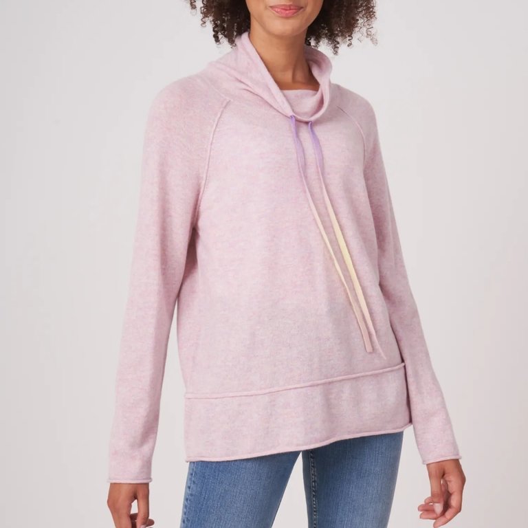 Repeat Candy Pink Cashmere Hoodie Pullover