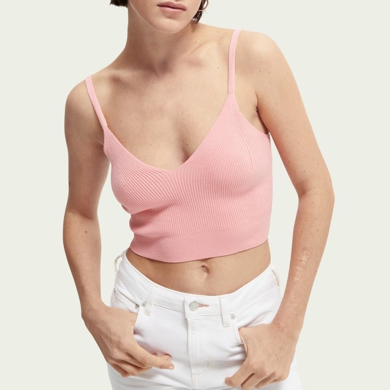 Scotch & Soda Knitted Bra Top Watermelon