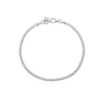 Kikichic CZ Classic Tennis Bracelet Silver