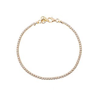 Kikichic CZ Classic Tennis Bracelet Gold