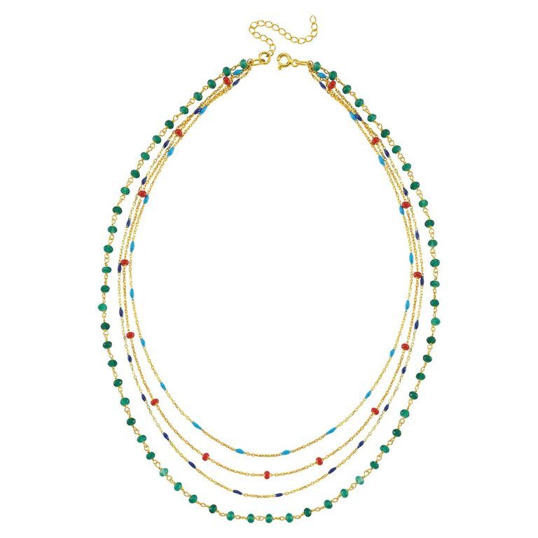 Maison Irem Multi-Strand Neckless Necklace