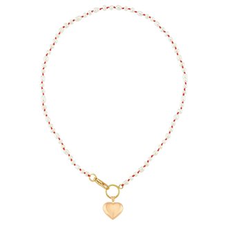 Maison Irem Big Heart Necklace Gold