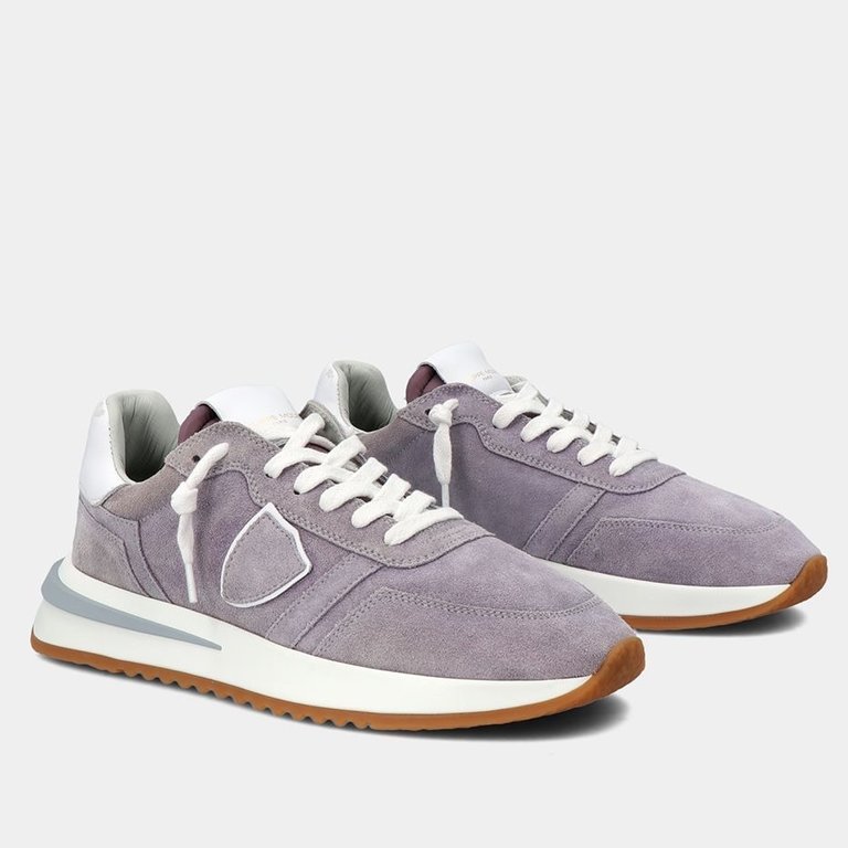 Philippe Model Tropez Suede Runner Lilac