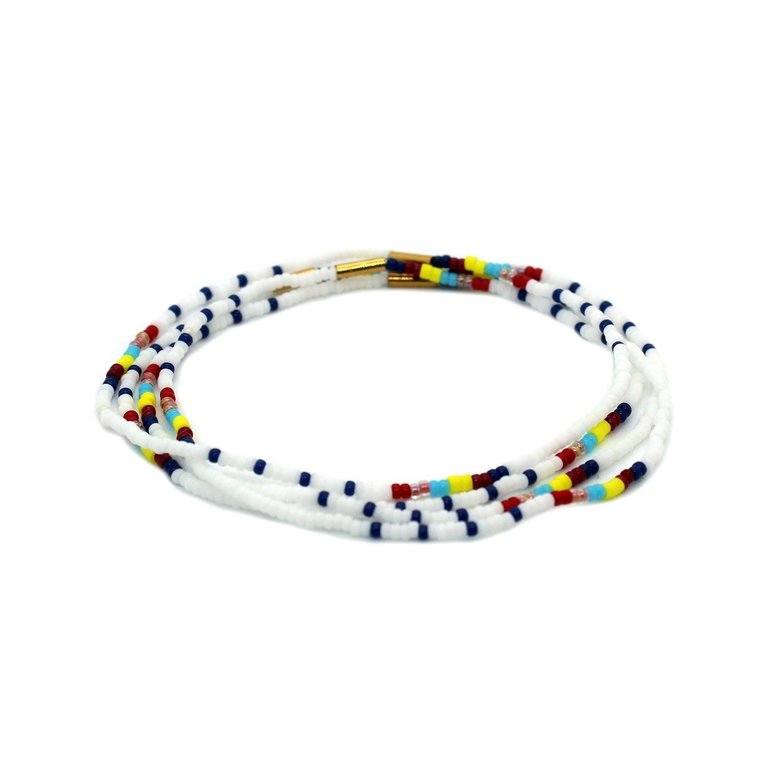 Bluma Project Omni Stretch Bracelet White