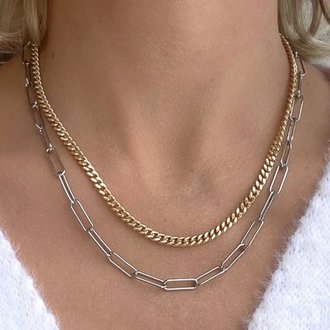 Revolution Two Layer Necklace