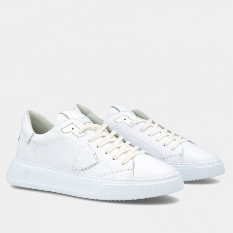 Philippe Model Temple Veau White Low Women's Sneaker