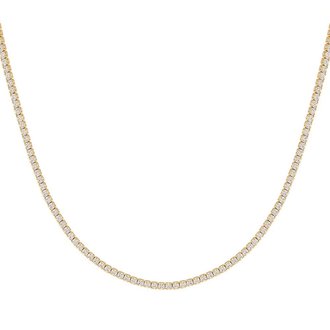 Adina’s Jewels Classic Thin Tennis Necklace 18"