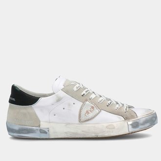 Philippe Model Foxy Lamine Sneaker Blanc Argent