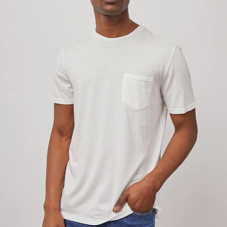 Rails Men Johnny T-Shirt White