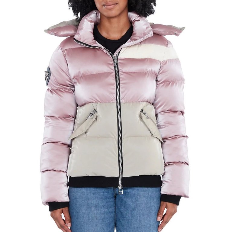 Woodpecker Woody Bomber Puffer Coat Arctic Rose