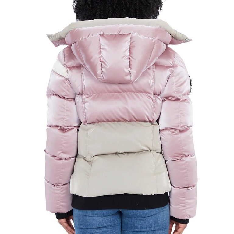 Woodpecker Woody Bomber Puffer Coat Arctic Rose