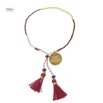 Bali UNITY Beaded Bracelet Purple