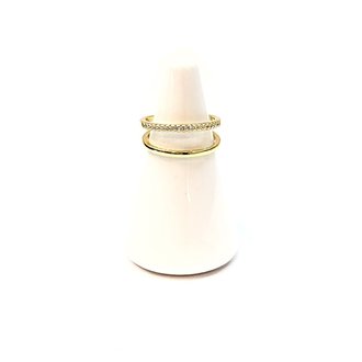 Kikichic Double Row Open Ring  Gold