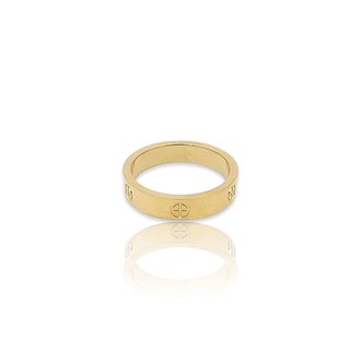 Kikichic Simple Design Band Ring  Gold (8)