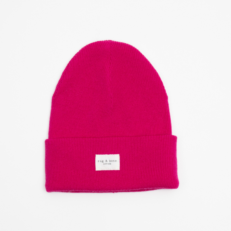 Rag & Bone Addison Beanie Pink