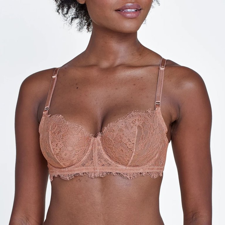 Skarlett Blu Entice Balconette Bra Gleam/Terracotta