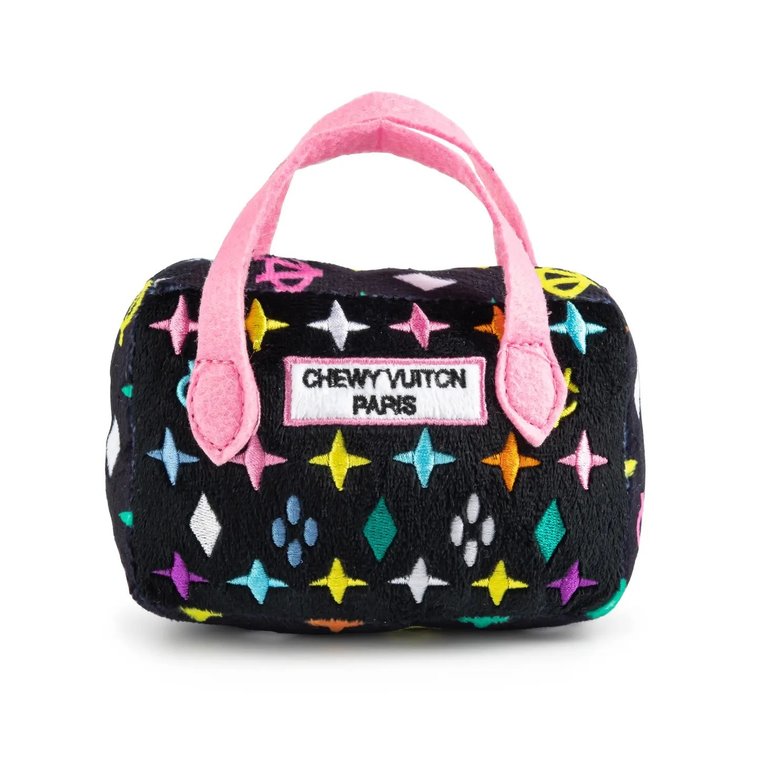 Haute Diggity Dog Chewy Vuiton Handbag Black Monogram