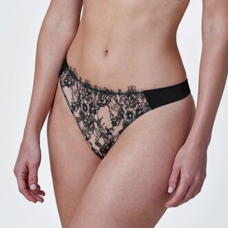 Skarlett Blu Entice Thong Black/Nylon