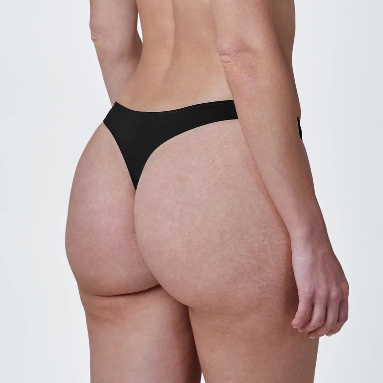 Skarlett Blu Entice Thong Black/Nylon