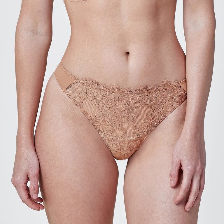 Skarlett Blu Entice Thong Gleam/Terracotta