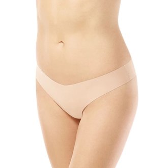 Classic Solid Thong Beige