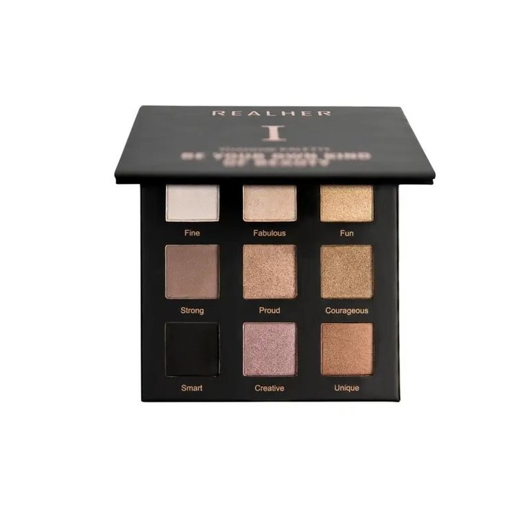 RealHer Makeup Eyeshadow Palette - Be Your Own Kind of Beauty (Nudes)