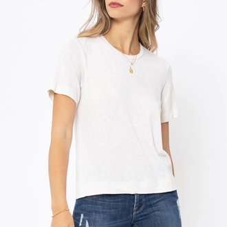 Eco Slub Wide White Tee
