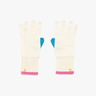 Kerri Rosenthal Cashglove Color Block Oatmilk
