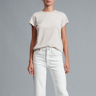 Rag & Bone The Slub Tee In Warm Grey