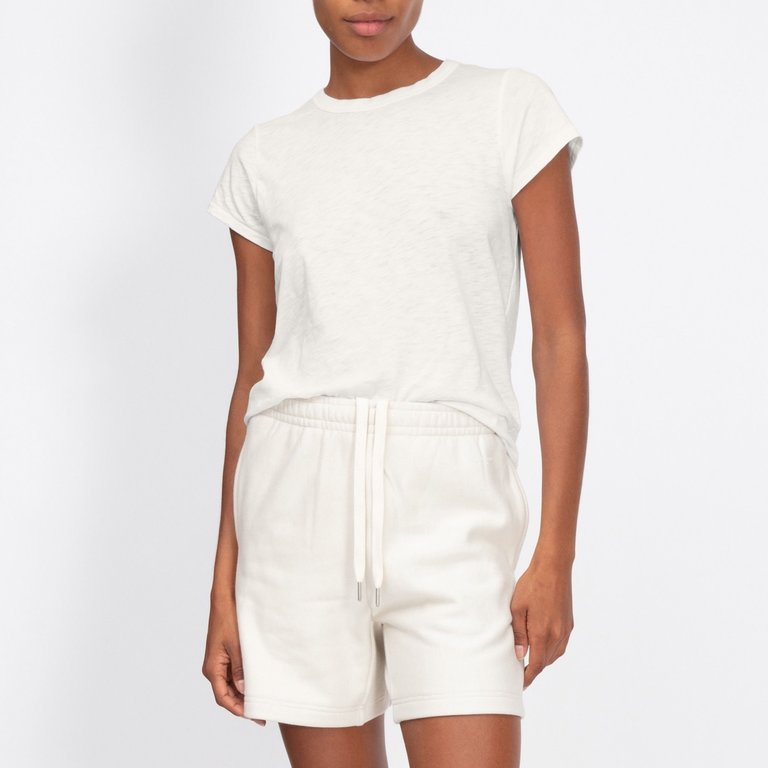 Rag & Bone The Slub Tee In Off White