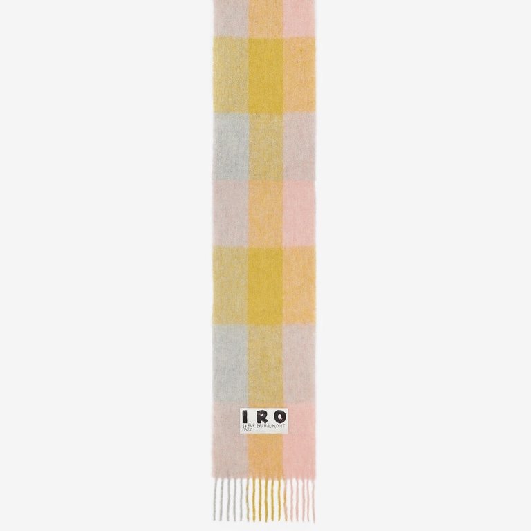 Iro Auray Yellow/Pink Multi Scarf