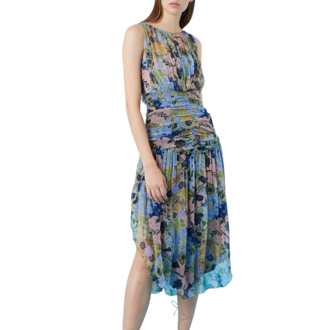 Zarchive Gilner Farrar Valia Dress in Floral Vines