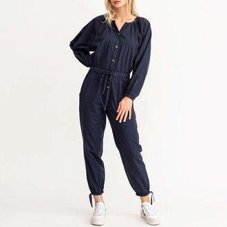 Kerri Rosenthal Savannah Jumpsuit Indigo